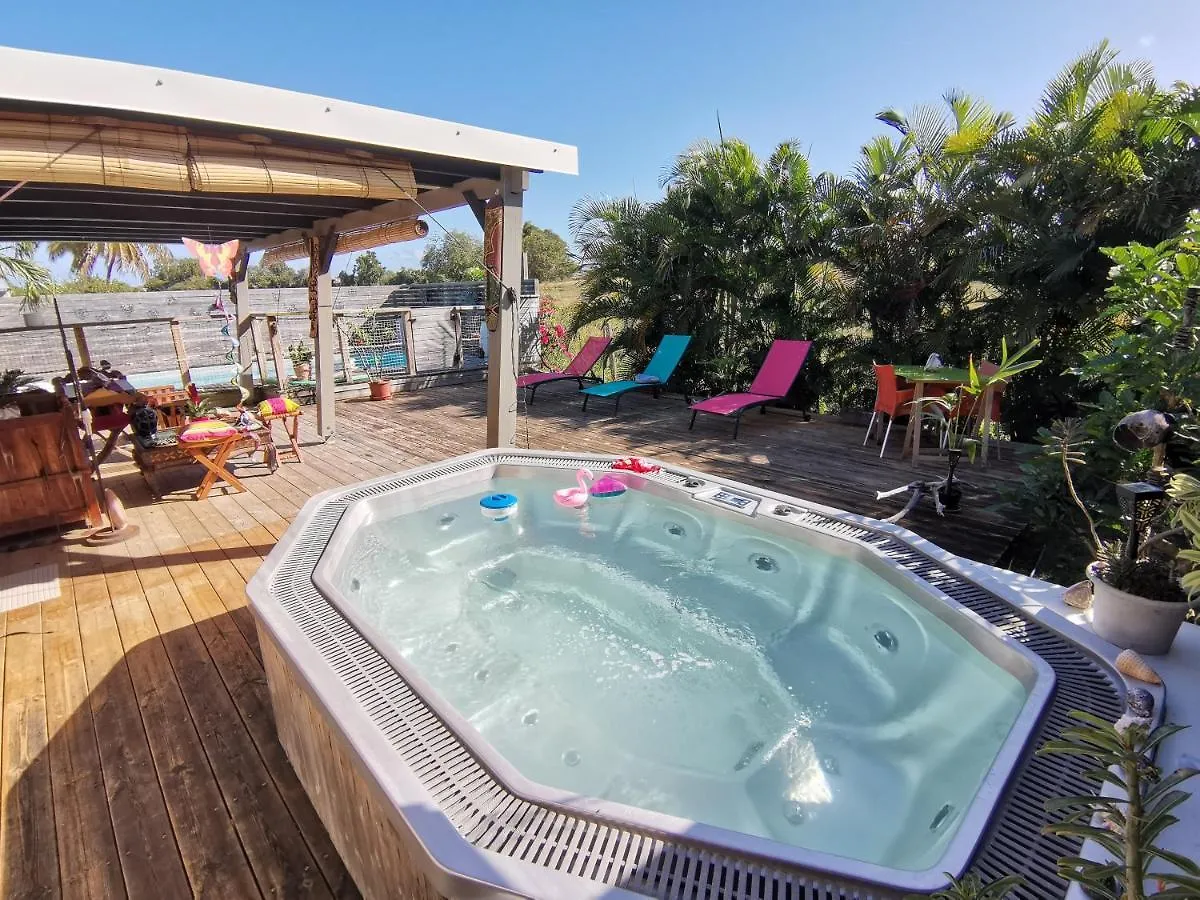 Bungalow La Perle - Jacuzzi - Piscine Appartement Saint-Francois